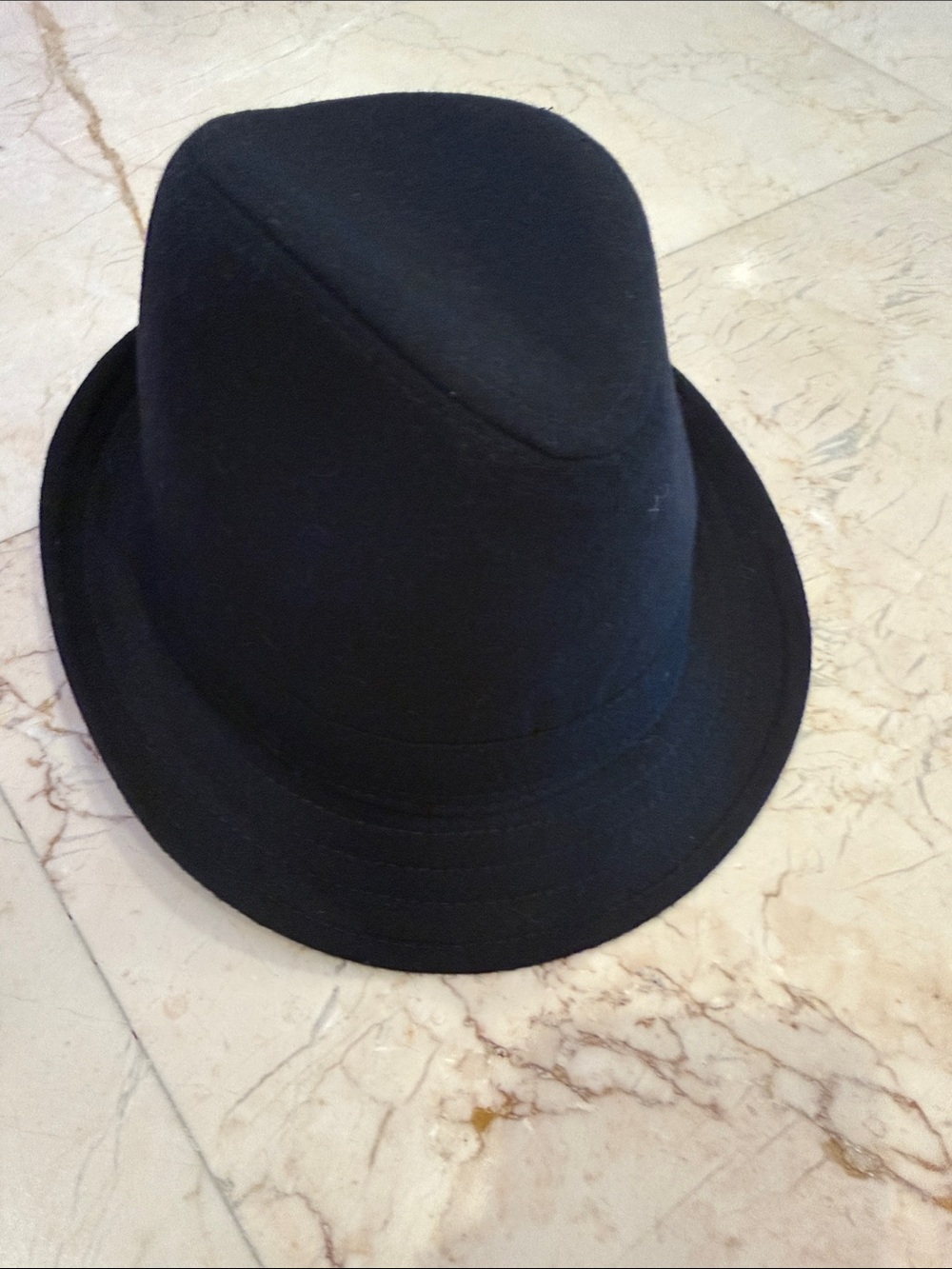 Women's Black Fedora Hat - Sleek Everyday Style